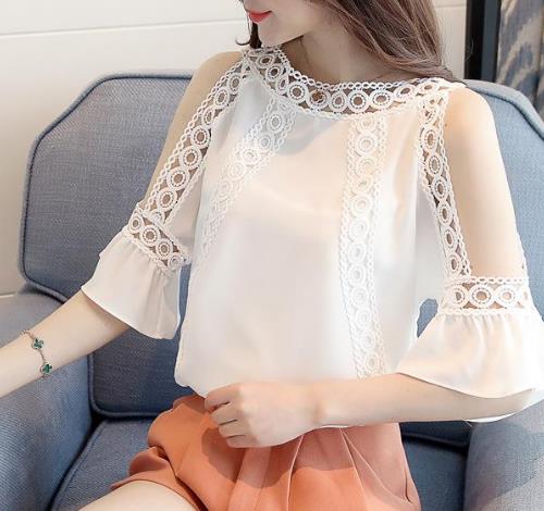 雪纺衫清新甜美又好穿：减龄又洋气透气又时尚