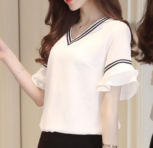 雪纺衫清新甜美又好穿：减龄又洋气透气又时尚