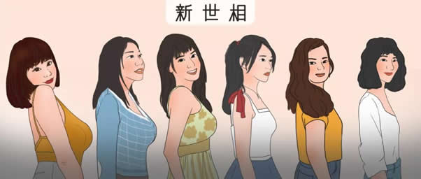 美女真人版演示胸部的大小：胸罩模特从A到G罩杯演示