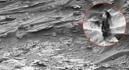 nasa火星发现女外星人,NASA火星照片惊现女外星人