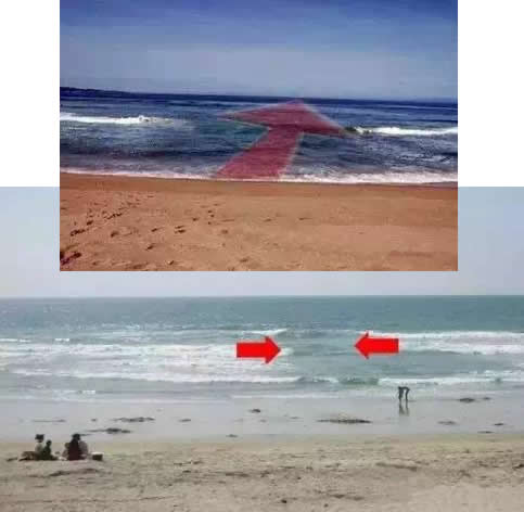 在海边看到这种海浪立即上岸逃命(图文解析) 在海边看到这种海浪立即上岸逃命(图文解析)