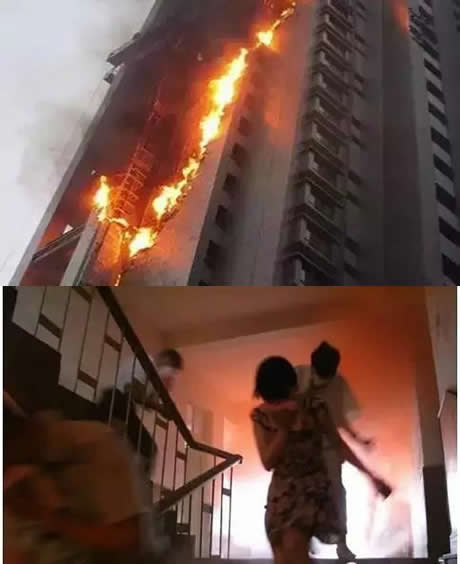 高楼失火是往上跑还是往下跑：火灾逃生知识