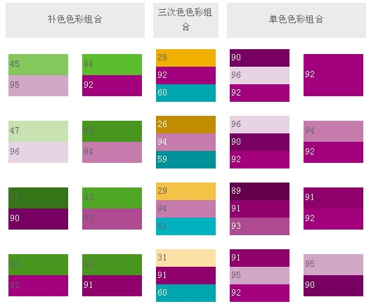 穿衣搭配的颜色推荐图：穿衣颜色搭配秘籍