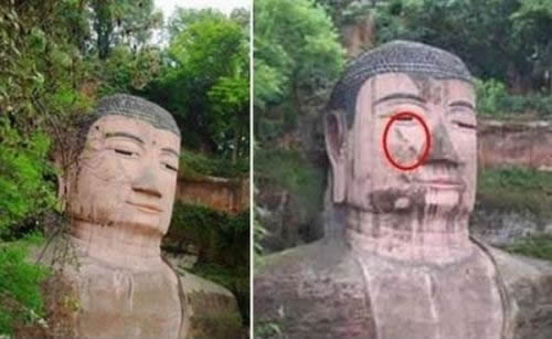 乐山大佛闭眼事件 惊天骇闻大曝光 乐山大佛闭眼事件 惊天骇闻大曝光