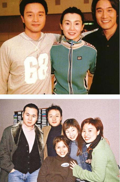 张国荣巩俐旧照曝光：张国荣巩俐互吻,张国荣与众星珍贵合影照