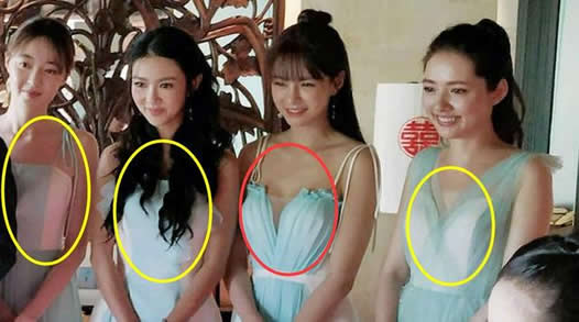 沈梦辰抢到颖儿捧花:伴娘各种抢镜头,她穿的深V礼服 沈梦辰抢到颖儿捧花:伴娘各种抢镜头,她穿的深V礼服