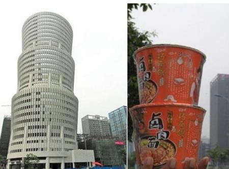 重庆现最苗条电梯:奇葩的最苗条电梯,奇葩建筑盘点