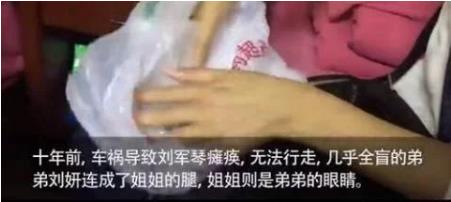 残疾姐弟登长城：心甘情愿做你的眼情比山高（图）