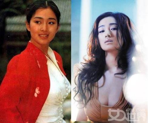 54岁巩俐近照曝光：透视装搭配红色长裙,巩俐年轻时图片