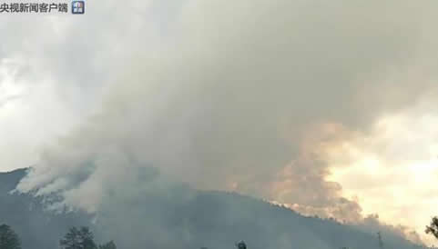 大理山火浓烟滚滚：大理苍山发生山火,山火浓烟滚滚(图)