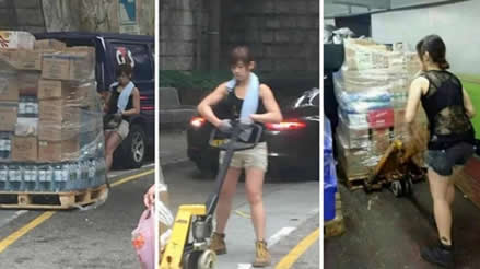 香港最性感女搬运工:美貌出众,艰辛之美令人动容 香港最性感女搬运工:美貌出众,艰辛之美令人动容
