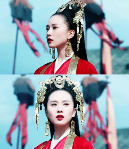 刘诗诗一嫩到底：穿绿裤扎丸子头,刘诗诗的古装照型