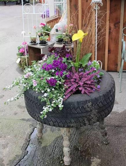 废旧轮胎创意图片：废旧轮胎怎么用,轮胎改造创意图片