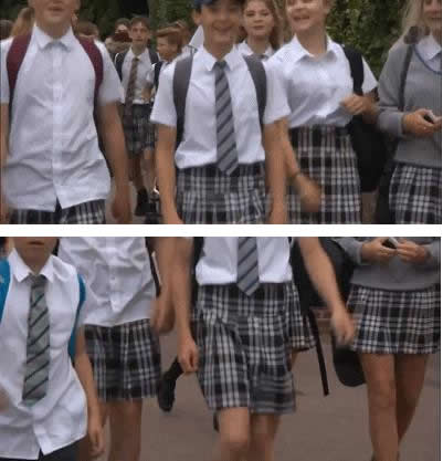 男中学生被禁穿短裤:天热却穿裙子上学,别说还真好看 男中学生被禁穿短裤:天热却穿裙子上学,别说还真好看