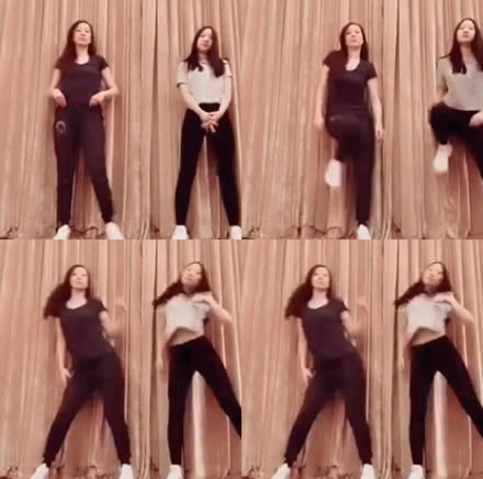 甄子丹妻女秀舞技：舞技娴熟,完美姐妹花（图）