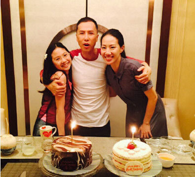 甄子丹妻女秀舞技：舞技娴熟,完美姐妹花（图）