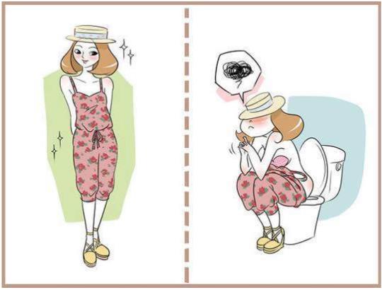 女性穿连体裤怎么去厕所：穿连体裤怎么上厕所最全图解