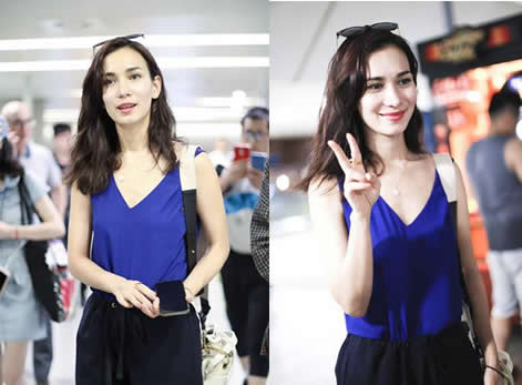 卢靖姗穿吊带笑容美:也太美了吧,混血儿就是出气质 卢靖姗穿吊带笑容美:也太美了吧,混血儿就是出气质