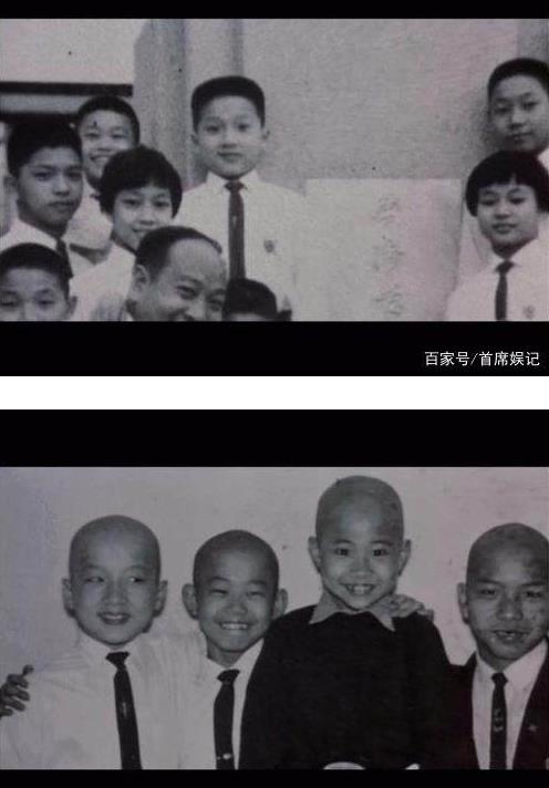 成龙童年照曝光：罕见童年照,成龙小时候就有主角相