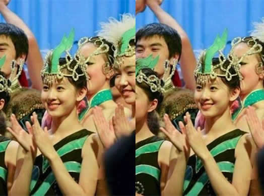 奶茶妹妹章泽天清纯旧照曝光：舞蹈旧照翩翩起舞（图）