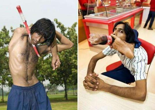 神功班勺吸脸上:生活中十大拥有特异功能的人盘点(图) 神功班勺吸脸上:生活中十大拥有特异功能的人盘点(图)