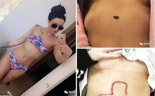 美女晒性感自拍照,却因此捡回一条命!（图）