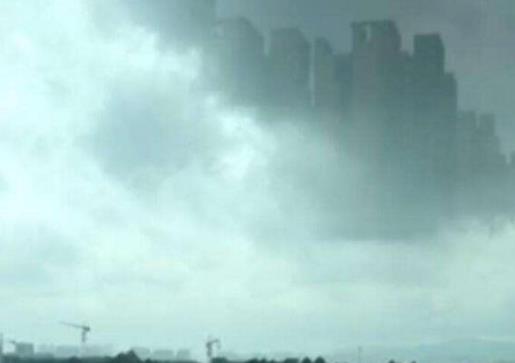 海市蜃楼的图片：古代人在海市蜃楼结婚,揭其形成原因