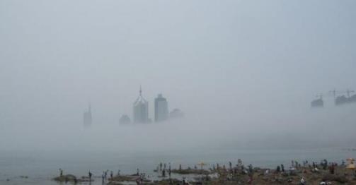 海市蜃楼的图片：古代人在海市蜃楼结婚,揭其形成原因