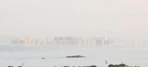 海市蜃楼的图片：古代人在海市蜃楼结婚,揭其形成原因