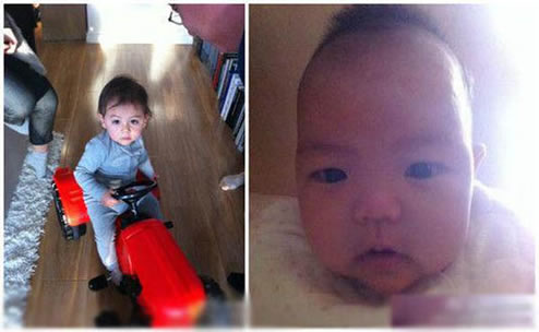 黄渤女儿：曝光一家三口的幸福画面（图）