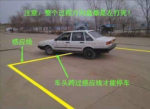 倒车入库图解详细说明:倒车入库100%成功(技巧图详解) 倒车入库图解详细说明:倒车入库100%成功(技巧图详解)