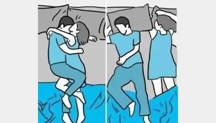 夫妻生活哪种姿势最正确(夫妻生活6种睡姿一览)