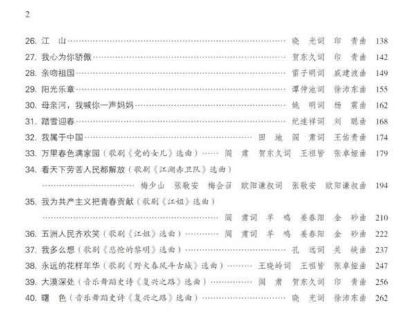 歌颂党的100首歌