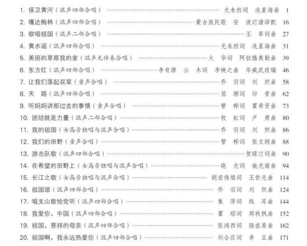 歌颂党的100首歌