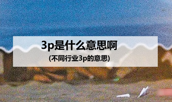 3p是什么意思啊(不同行业3p的意思)