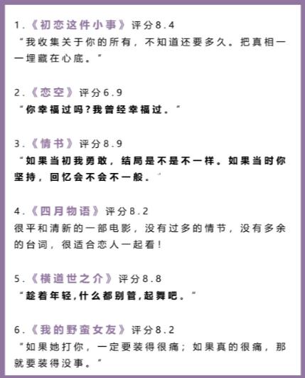 60部情侣必看电影(豆瓣高分高甜爱情剧) 60部情侣必看电影(豆瓣高分高甜爱情剧)