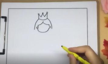 最最最最简单画小公主(一步一步教你画漂亮小公主)