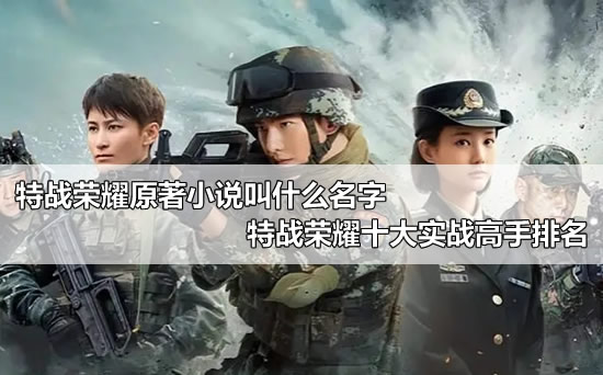 特战荣耀原著小说叫什么名字 特战荣耀十大实战高手排名