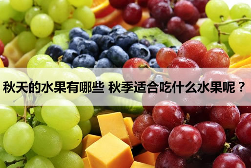 秋天的水果有哪些 秋季适合吃什么水果呢？