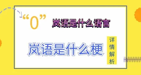 求解岚语是什么语言 岚语是什么意思什么梗 求解岚语是什么语言 岚语是什么意思什么梗