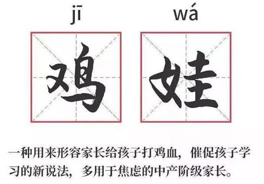 鸡娃是什么意思 这个梗怎么来的(父母给孩子打鸡血)