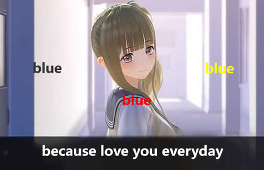 blue特殊含义情侣意思翻译(附情侣网名)