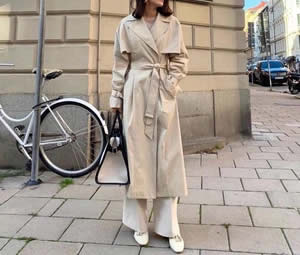 2023春季长外套和平底鞋的时髦穿搭 2023春季长外套和平底鞋的时髦穿搭