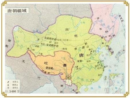 唐朝皇帝顺序表:唐朝皇帝简介,唐朝疆域图