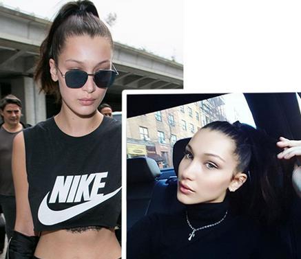 学超模扎马尾 凹出多种新造型秒变元气少女feel