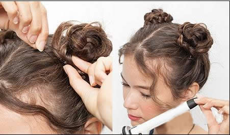 今年过年学女星同款藕节辫 时髦吉利更讨好彩头