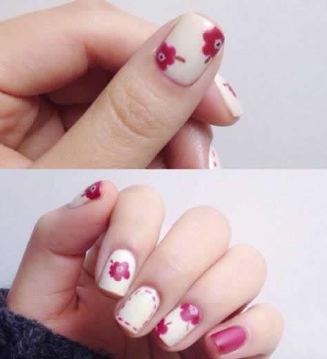 小清新美甲图案 可爱美甲图片让你少女感十足