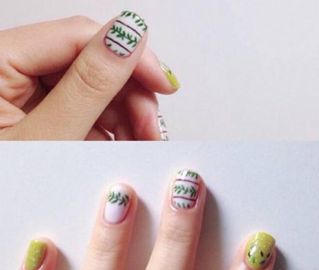 小清新美甲图案 可爱美甲图片让你少女感十足