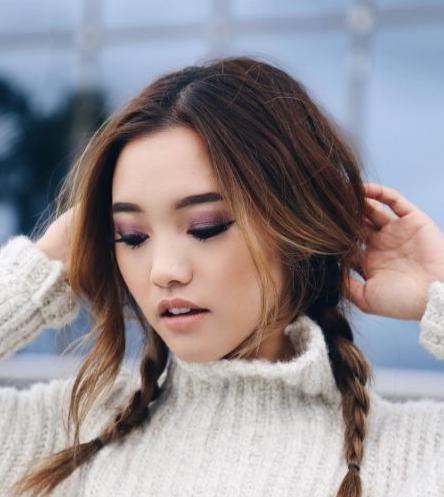 头发油不想洗怎么办？美裔韩妞示范4种最潮变发术