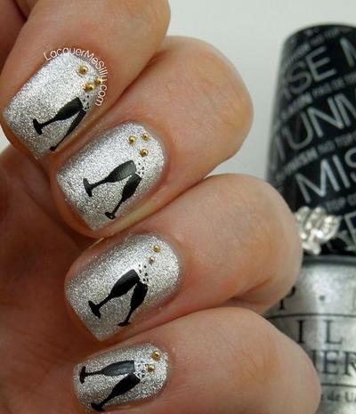 新年美甲图片2017 新年美甲图片2017